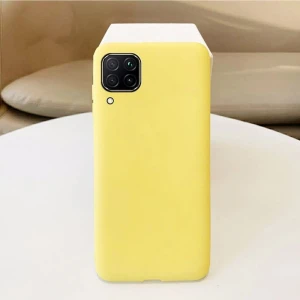 Huawei P40 Lite Siliikon Içi Kadife Kılıf Kir Tutmaz
