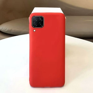 Huawei P40 Lite Siliikon Içi Kadife Kılıf Kir Tutmaz