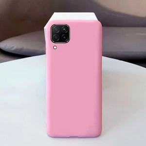 Huawei P40 Lite Siliikon Içi Kadife Kılıf Kir Tutmaz