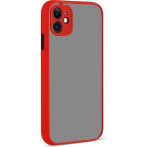 Apple iPhone 12 Mini Uyumlu Kılıf Kamera Korumalıı Renkli Kenarlı Hux Silikon Kılıf