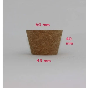 Damacana Büyük Kısa Mantar Tıpası 60 x 43 x 40 cm
