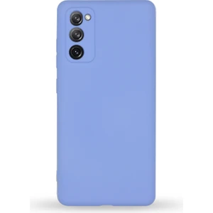 Case World Samsung Galaxy S20 Fe ile Uyumlu Kapak Kamera Korumalı Içi Kadife Lansman Silikon ile Uyumlu Kılıf - Lila