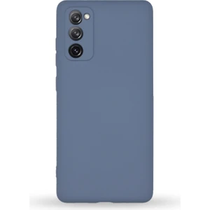 Case World Samsung Galaxy S20 Fe ile Uyumlu Kapak Kamera Korumalı Içi Kadife Lansman Silikon ile Uyumlu Kılıf - Petrol Mavisi
