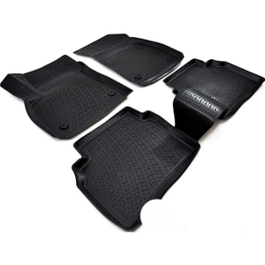 Dacia Duster Paspas 3D Havuzlu Oto Paspas Siyah 4x2 2010-2017