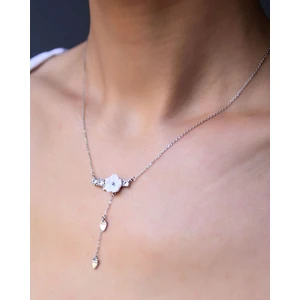 Papatya Silver 925 Ayar Gümüş Yasemin Çiçeği Kolye