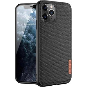 Dux Ducis Fino Serisi iPhone 11 Pro 5.8inç Kılıf Premium Dokuma Silikon Kılıf