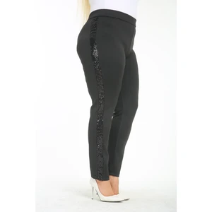 Büyük Bedenim pulpayetli dar paça