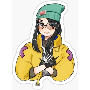 Zobar Markt Killjoy Sticker Defter Ajanda Planner Laptop Sticker, 5 cm