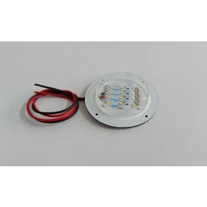 Ayge Elektronik  Ayge Su Geçi̇rmez Osram - Samsung LED Yuvarlak Lamba Mari̇ne Yat Tekne Karavan 12V Dc