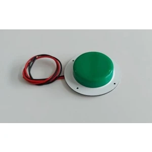 Ayge Elektronik Su Geçi̇rmez Osram - Samsung LED Mini Yuvarlak Lamba Mari̇ne Yat Tekne Karavan 12V Dc Yeşil