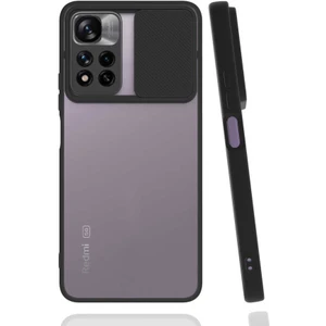 Xiaomi Redmi Note 11 Pro Kılıf Kamera Kapatmalı Lensi Case