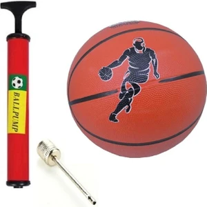 Ekonomik 7 Numara Basketbol Topu + Pompa + Pompa Ucu