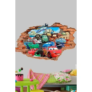 Kt Grup Arabalar 3D Duvar Sticker