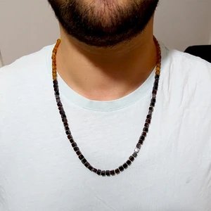 Tesbih Rüyası Polonya Orijinal Pres Damla Kehribar Kolye