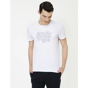 Pierre Cardin Erkek Beyaz Slim Fit Tişört 50240518-VR013