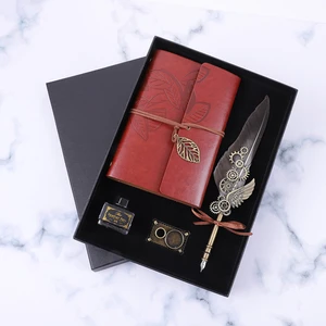 Beauty Life Tüy Kalem ve Mürekkep Seti Retro Vintage Tüy Kalem (Yurt Dışından)