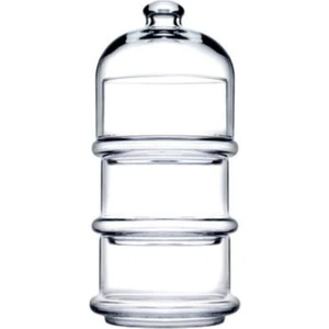 3 Katlı Patisseria Kapaklı Pasta Kurabiye Fanusu 96986