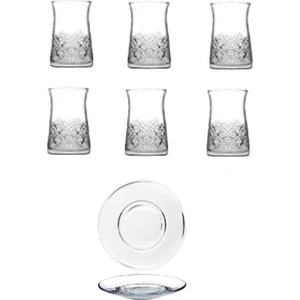 Timeless Çay Bardağı Takımı- 12 Çay Bardağı Tabağı Seti