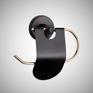 Gold-Siyah Tuvalet Kağıtlık