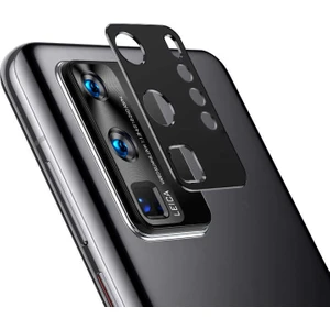 Case 4U Huawei P40 Pro Kamera Lens Koruyucu Siyah
