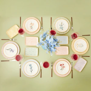 Botanica New Stoneware 18 Parça 6 Kişilik Yemek & Kahvaltı Takımı