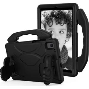 Samsung Galaxy Tab A7 10.4 (2020) T500 / T505 Eva Anti Düşen Kapak ile Başparmak Braketi Siyah