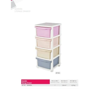 ZP725 Portatif Komodin