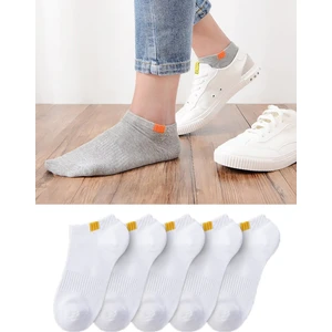 Unisex 5'li Spor Patik Çorap Yıkanmış