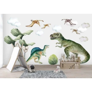 Kt Grup Mega Dinozorlar Duvar Sticker Seti