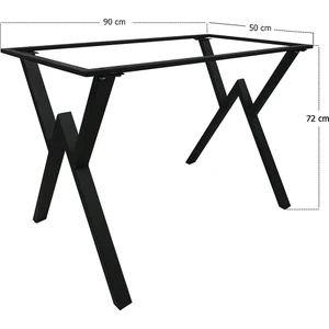 Retro Metal Masa Ayak - x Ayak (50X90CM Çerçeve )