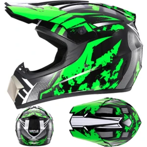 Dört Mevsim Motosiklet Off-Road Kaskı Erkek (Yurt Dışından)