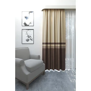 Ne Bumu Blackout Bej Madrid Bordürlü Büzgülü Karartma Perde