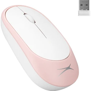 Altec Lansing ALBM7314 Pembe 2.4GHz USB 1200DPI Alkalin Pilli Kablosuz Mouse