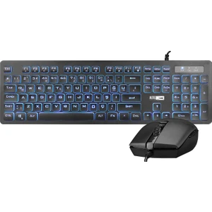 Altec Lansing ALGC8264 Siyah 3 Renkli 6400DPI Mouse Multimedya Fonksiyonlu Gaming Klavye+Mouse Set