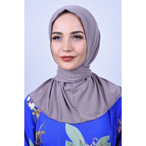 ALLURİNG Kadın Tesettür Çıtçıtlı Boyunluk Hijap Bone Şal