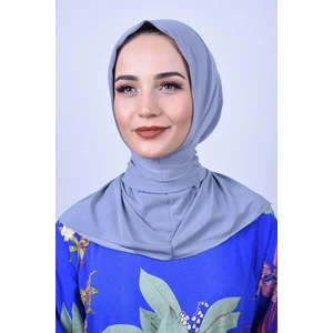 ALLURİNG Kadın Tesettür Çıtçıtlı Boyunluk Hijap Bone Şal