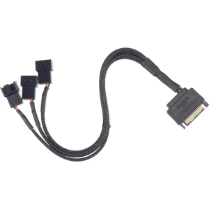 4597 Sata Power To Fan Çevirici 3 Port Y Pin Pwm Çoklayıcı Splitter Fan Kablosu