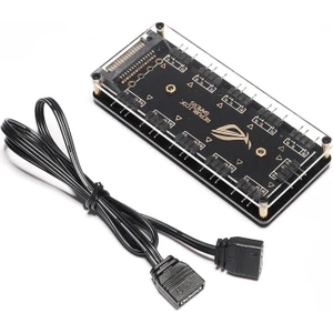 4847 Argb Rgb LED 3 Pin 11 Port 5V Sata Power Güç Fan Çoklayıcı Şerit Hub Kablo Splitter