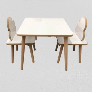 Çocuk Aktivite Masa Sandalye Takımı- Çift Bulut Sandalye