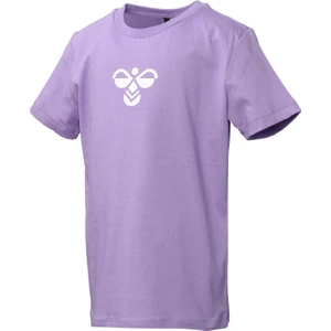 911298-2102 Bisiklet Yaka Regular Fit Baskılı Mor Kız Çocuk T-Shirt