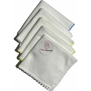 22*22 Cm 10 Adet Mavi Bebek Ağız Mendili