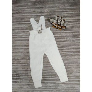 Meriç Bebe Askılı Fitilli Triko Tayt