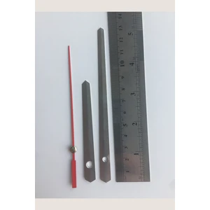Platin Saat 1 Set Gümüş Akrep Yelkovan