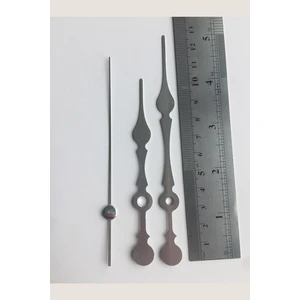 Platin Saat 1 Set Gümüş Akrep Yelkovan