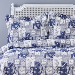 Karaca Home Istanbul Indigo Çift Kişilik Yatak Örtüsü