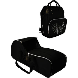 Anne Bebek Bakım Çantası + Portbebe Ana Kucağı Puset Bebek Taşıma Ikili Set