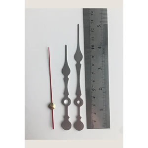 Platin Saat 1 Set Gümüş Akrep Yelkovan