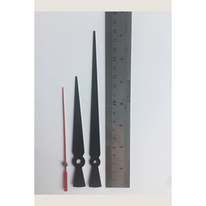 Platin Saat 1 Set Siyah Akrep Yelkovan
