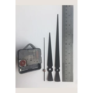 Platin Saat 1 Set Siyah Akrep Yelkovan
