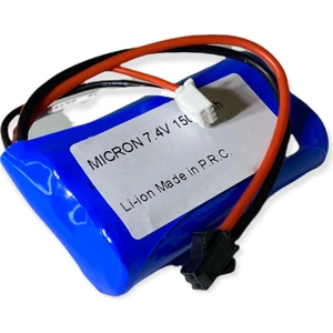 18650 Pilli 7.4V 1500MAH 15C Li-Ion Helikopter Pil